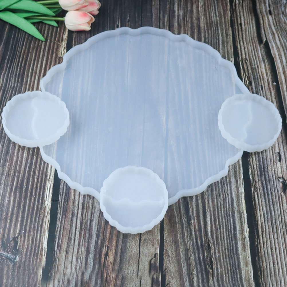 Serving Tray Mold - 2 Peças Molde de Silicone Premium