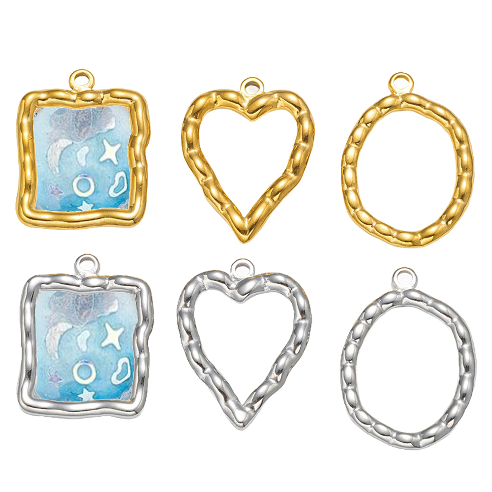 5 pçs de aço inoxidável coraçã - Resin Crafts avaliação e preço